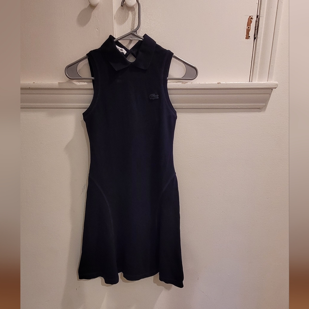 Lacoste Women's Navy Sleeveless Mini Dress